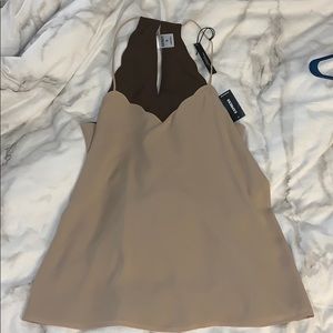 Express - brown/beige reversible tank